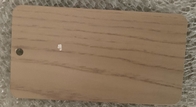 Панель древесины фильма PVC имитационная алюминиевая для украшения