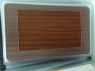 PVDF покрыло панель 3D 4.0mm алюминиевую деревянную с фильмом PVC