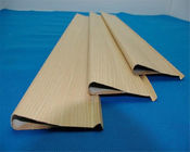 Панель потолка PVDF имитации 4.5mm древесины внутренняя алюминиевая покрыла