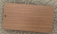 Панель древесины фильма PVC имитационная алюминиевая для украшения