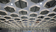 Алюминиевая панель потолка шестиугольные декоративные 1100 для делюкс коммерчески центра