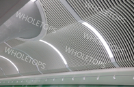 простирание потолка 20mm декоративное алюминиевое гнуть форму квадратного профиля трубки волнистую